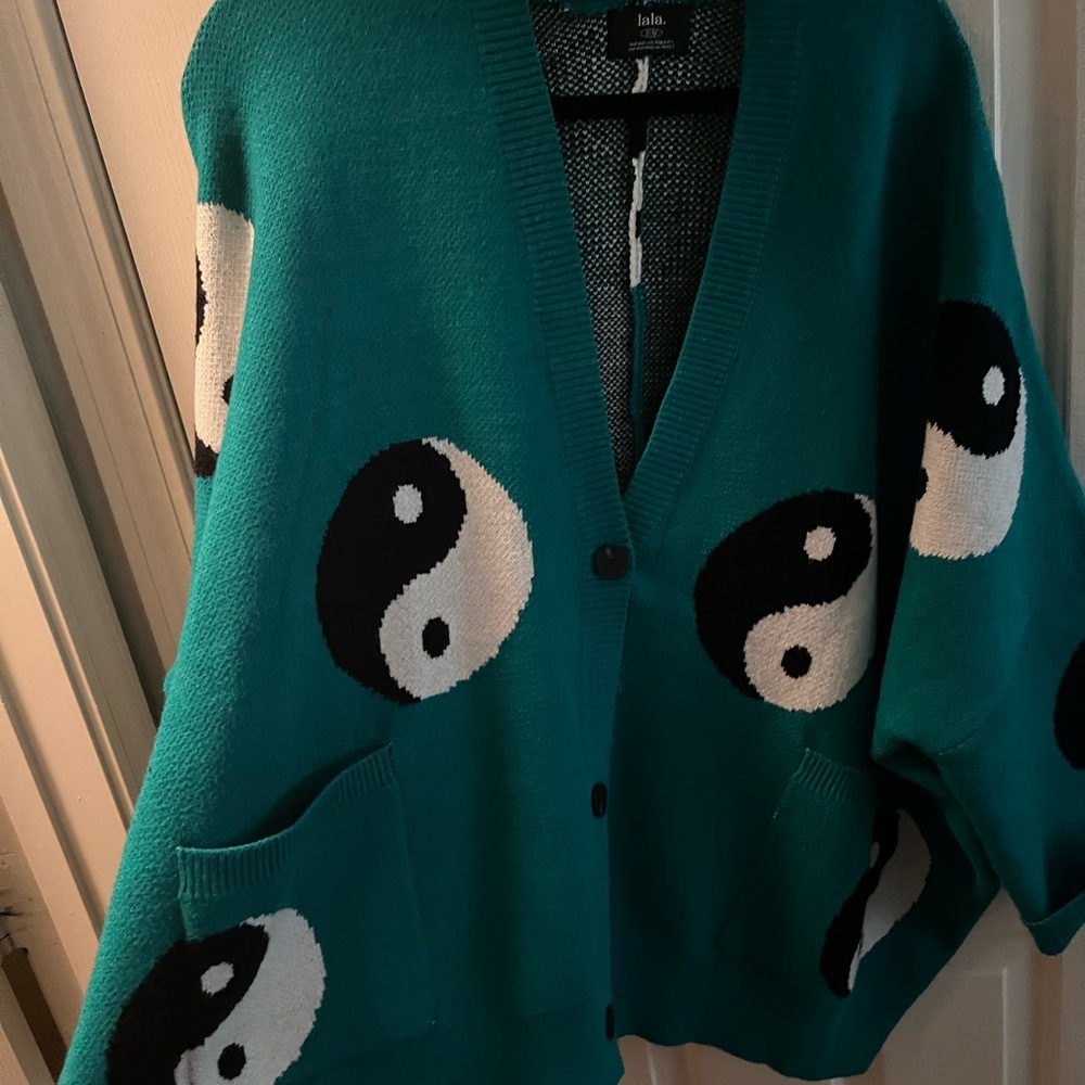 Dressed in lala Yin Yang oversized Sweater